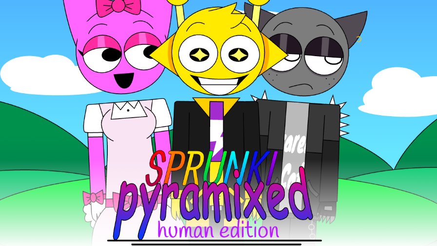 Play Sprunki Pyramixed Human Edition
